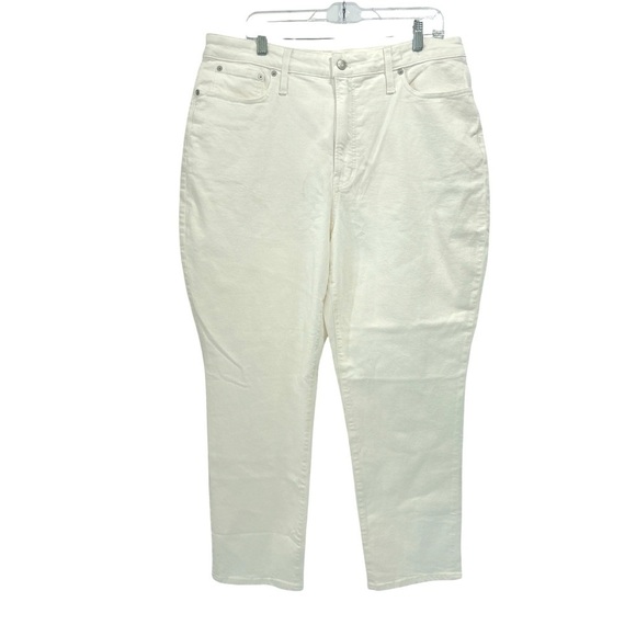 NWT Madewell The Curvy Perfect Vintage Jean in Tile White - Size 33 - Picture 3 of 11
